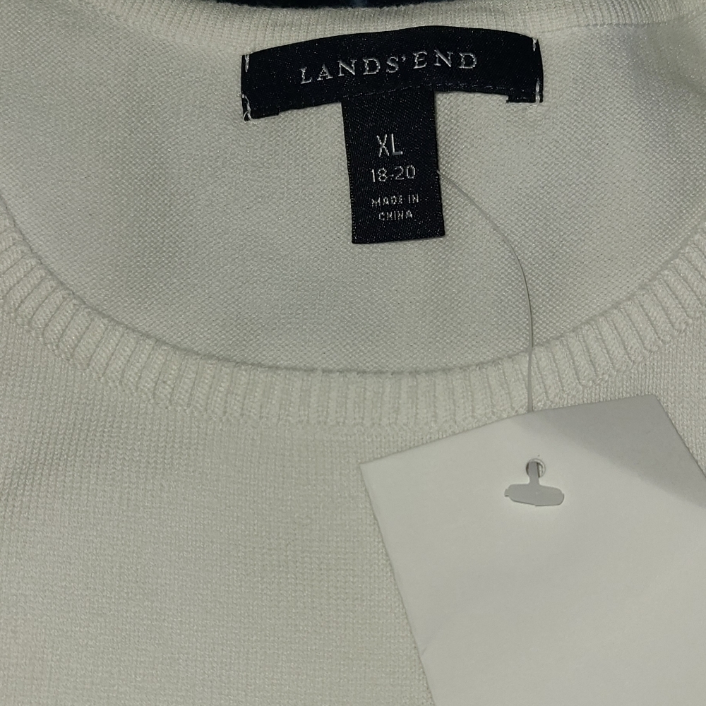 2 lands end short sleeve shorts NWT